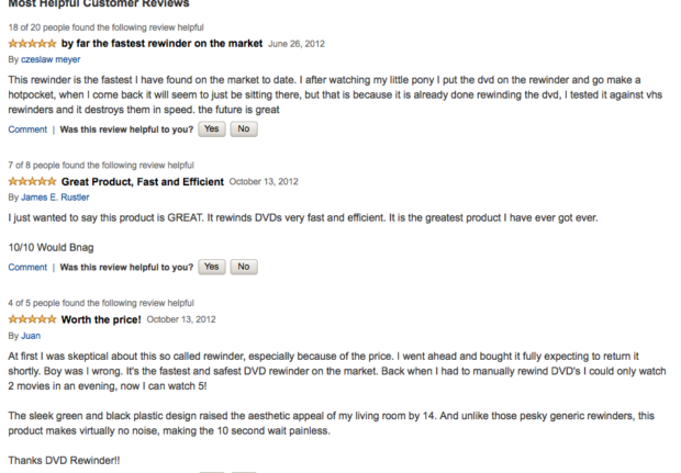 Dvd Rewinder Amazon Customer Reviews