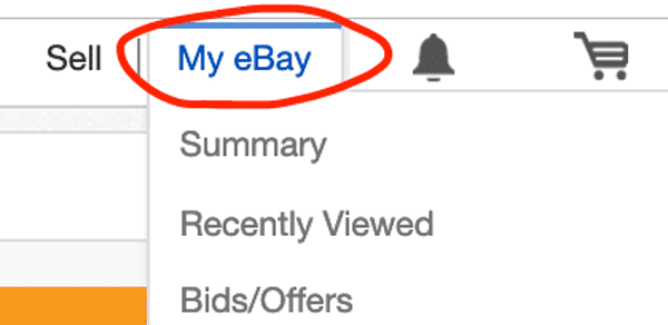 My Ebay - Ebay Vacation Mode