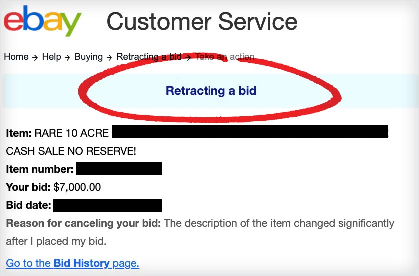 How To Retract A Bid On EBay