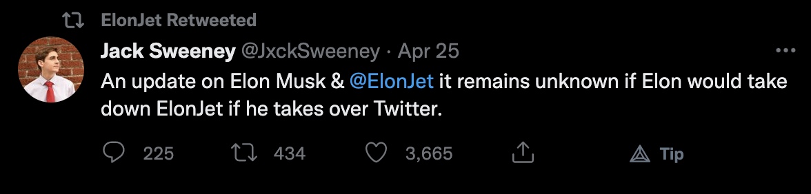 Will Elon Musk Delete The @Elonjet Twitter Account?