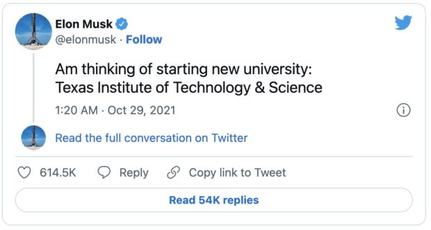 Elon Musk Tits Tweet