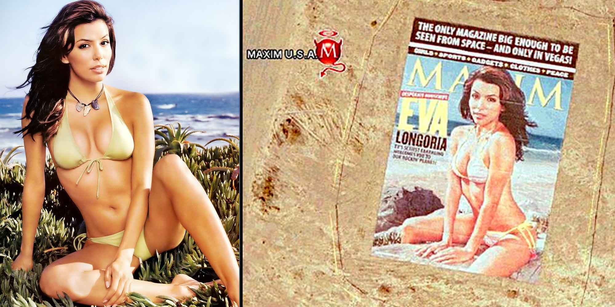 This Sexy Eva Longoria Maxim Cover Can Be Seen From Space (2006)