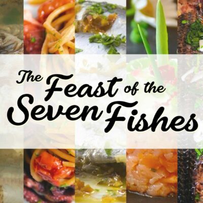 Menu For The Feast Of The Seven Fishes.