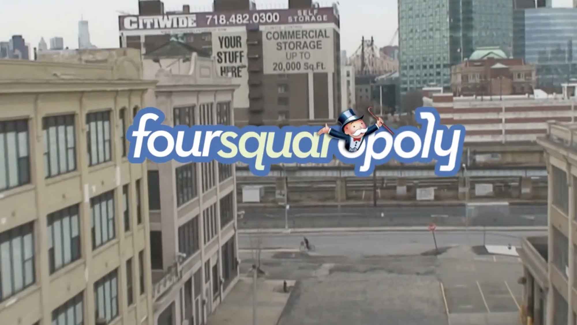 Monopoly + Foursquare = Foursquaropoly App