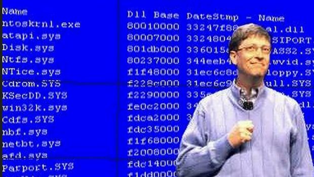 Bill Gates Bsod At Ces 2005 - Funny Computer Jokes