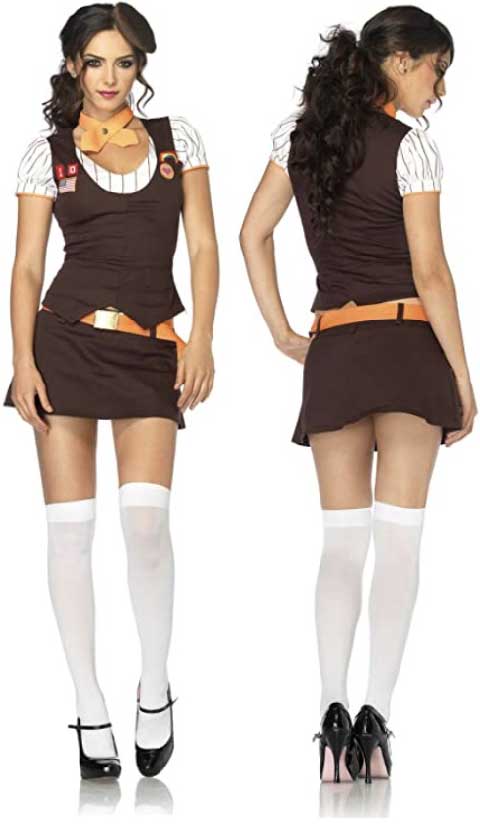 Cookie Scout Costume - Sexy Girl Scout Costume