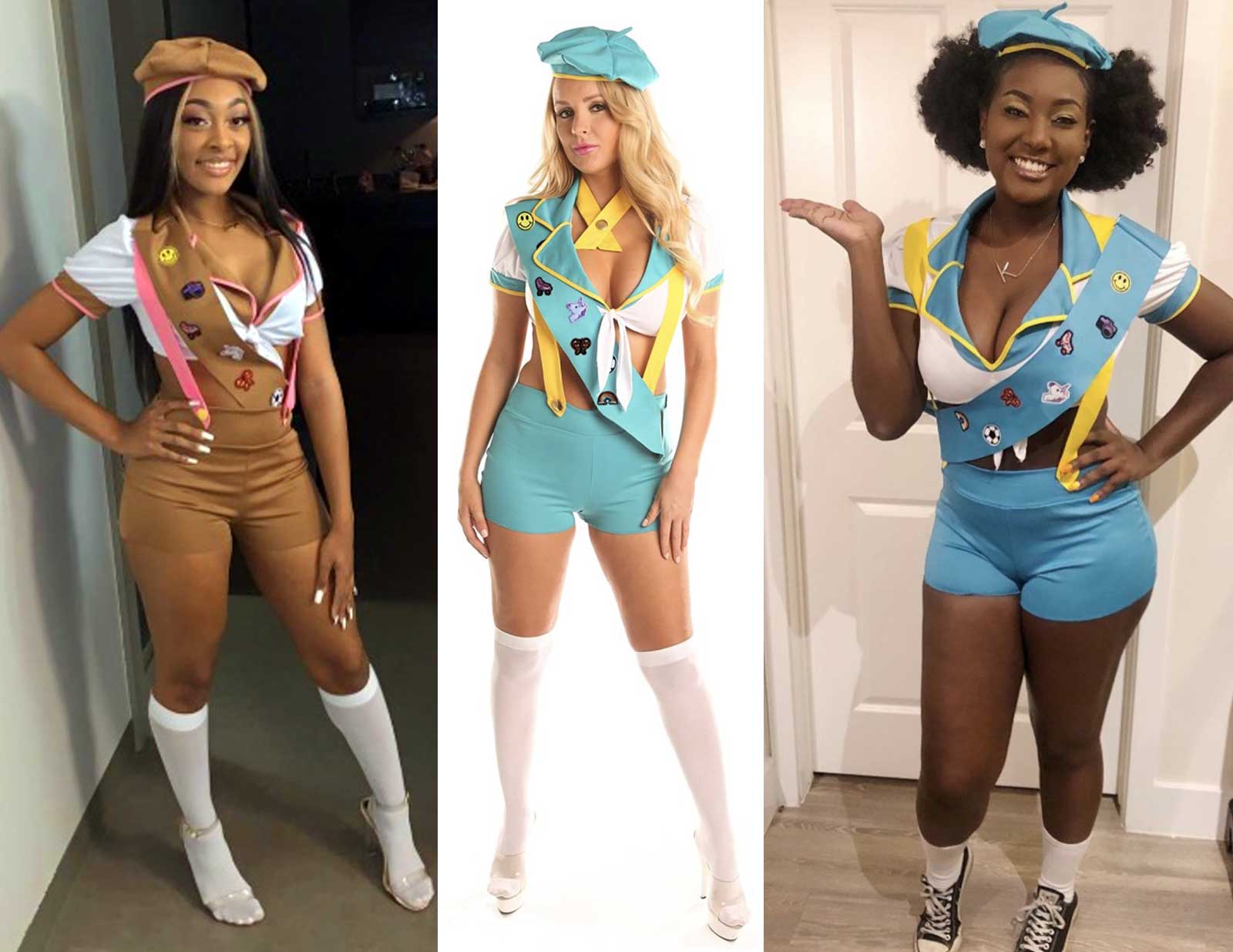 Sexy Girl Scout Role Play Costume
