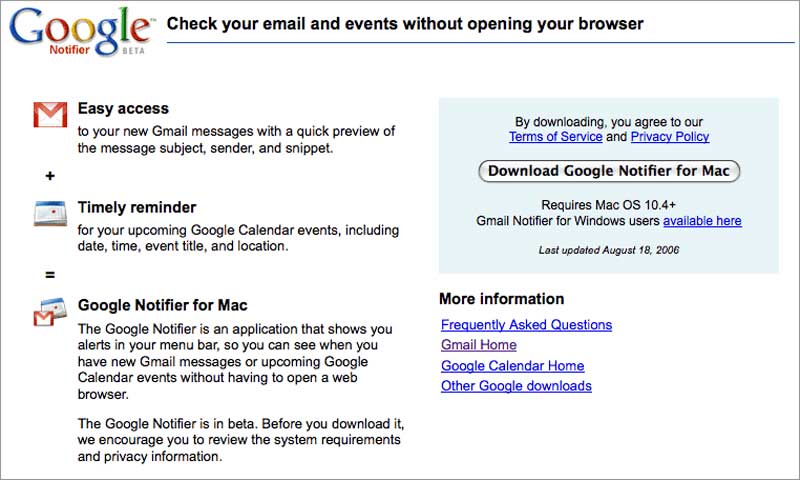 gmail notifier mac
