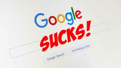 Why does Google Search suck on a computer screen?