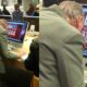 Dirty Old Grandpa in Apple Store