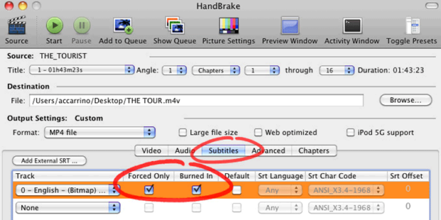 Handbrake Subtitle Settings - How To Import Dvds To Itunes Video Files For Iphone, Ipod, Or Ipad