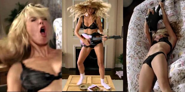 Is This Heidi Klum Guitar Hero Commercial Too Sexy For Tv?