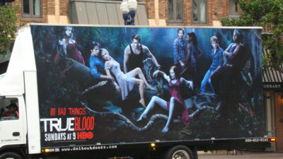HBO True Blood bus ad
