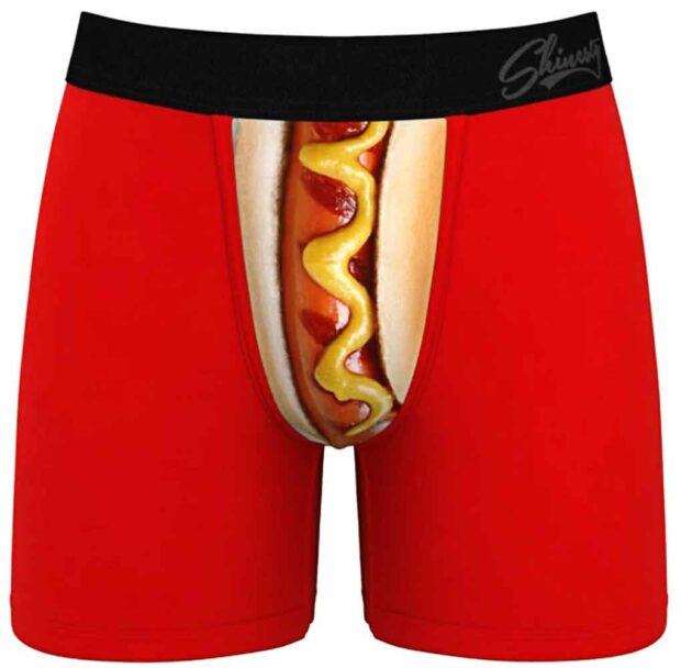 Coney Island Hot Dog Boxer Briefs - Funny Underwear For Men That Will Make Your Partner Smile