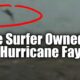 hurricane fay kite surfer