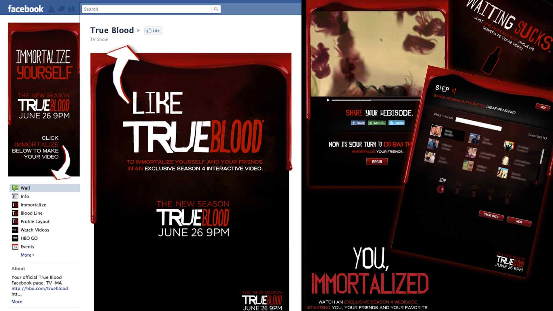 Immortalize Yourself With HBO True Blood's Video Facebook App