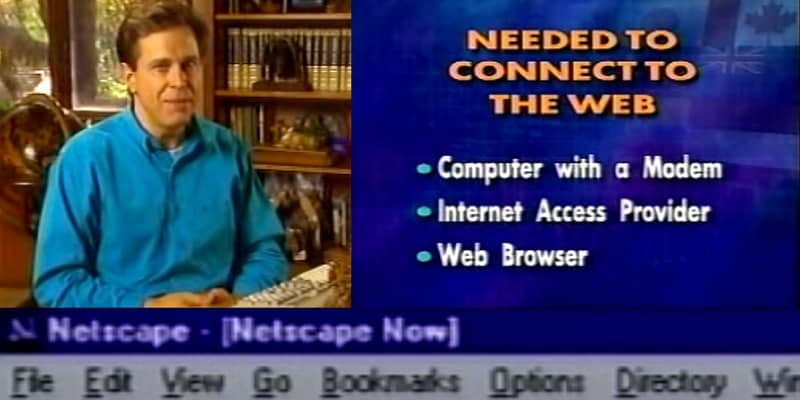 VIDEO: What the Internet Looked Like in 1996