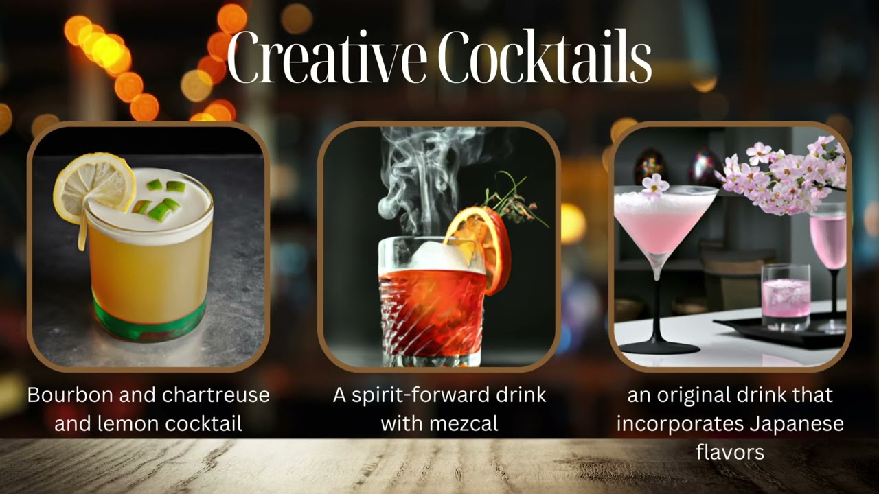 Bargpt Creative Cocktails