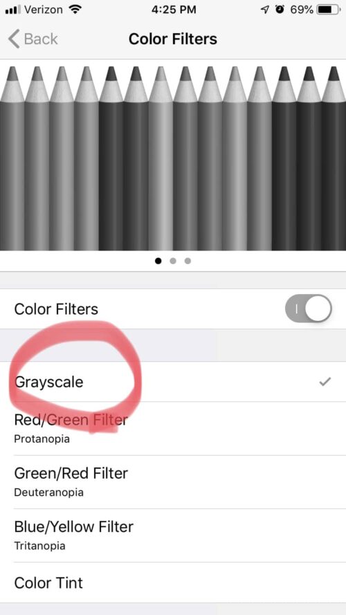 Iphone Grayscale - How To Reduce Screen Time