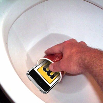 iPhone In A Toilet