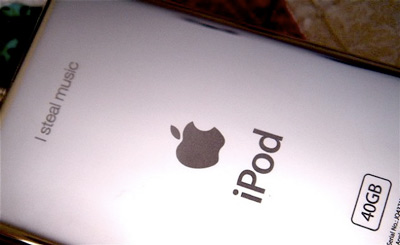 Rejected Ipod Engraving I Steal Music