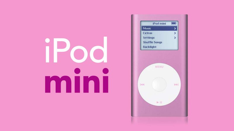 Pink iPod Mini