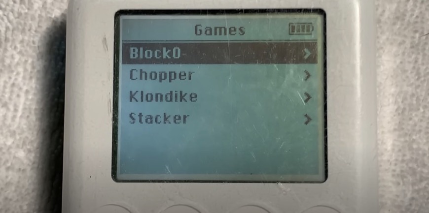 Apple Ipod Prototype Games: Block0, Chopper, Klondike, And Stacker 