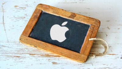 islate apple chalkboard