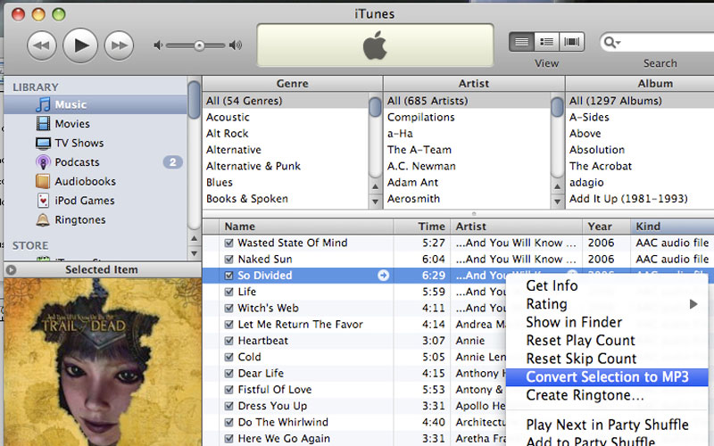 How To Convert iTunes Songs To MP3 And Other Formats
