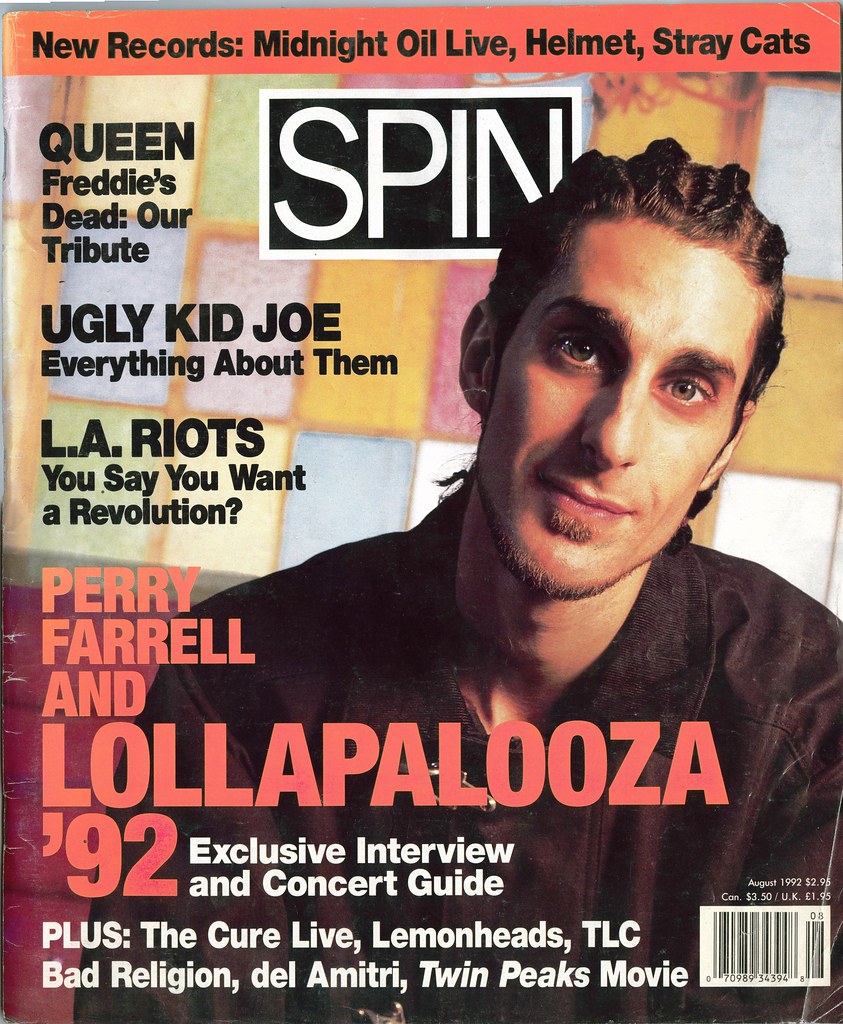 Spin Magazine August 1992 - Jane'S Addiction