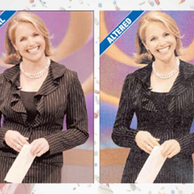 Katie Couric Photos Altered By CBS News