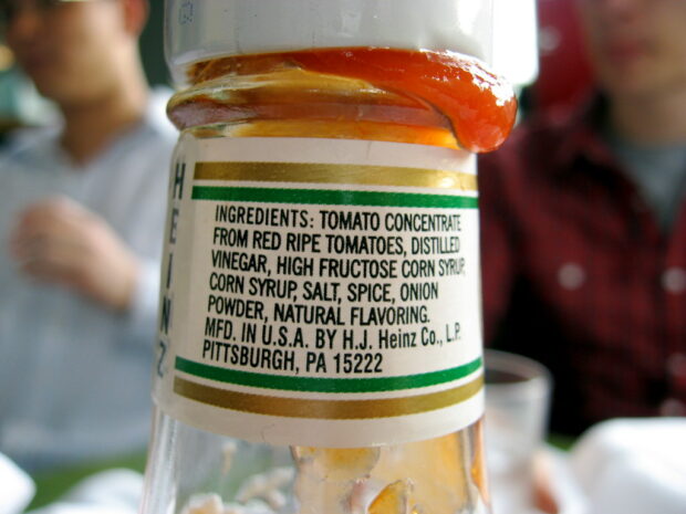 High Fructose Corn Syrup In Ketchup