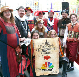 New York Renaissance Faire Team On The Today Show