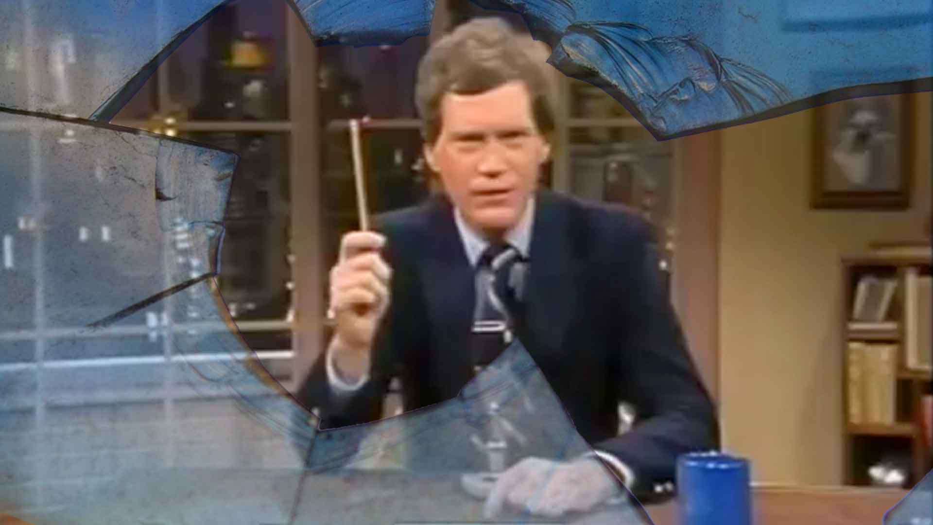 The Origins Of David Letterman's Legendary Broken Glass Joke