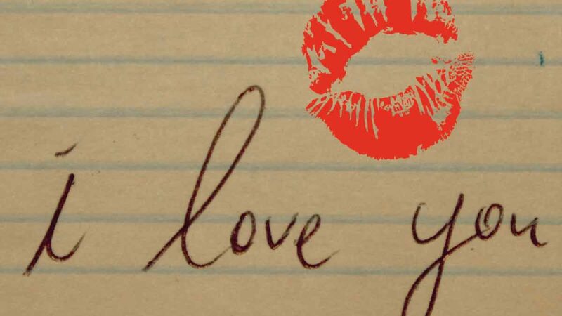 Add A Lipstick Kiss To Your Love Letters