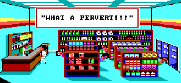 Leisure Suit Larry Games - Buying A Condom At The Convenience Store