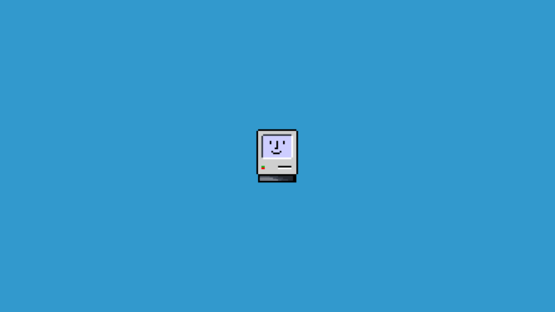 Happy Mac - Macintosh Start Up Face