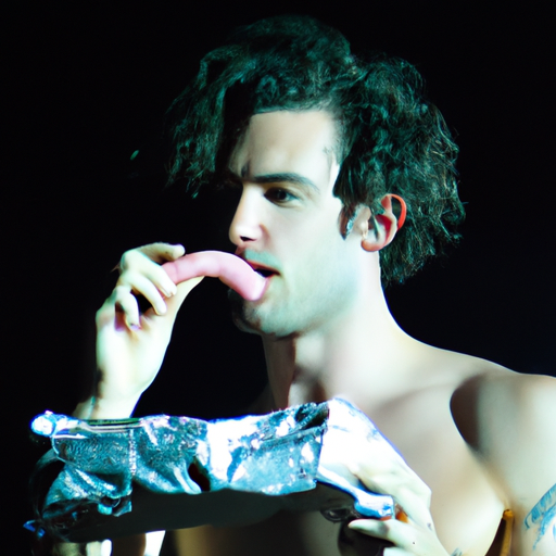 Watch The 1975’S Matty Healy Eat Raw Meat Onstage