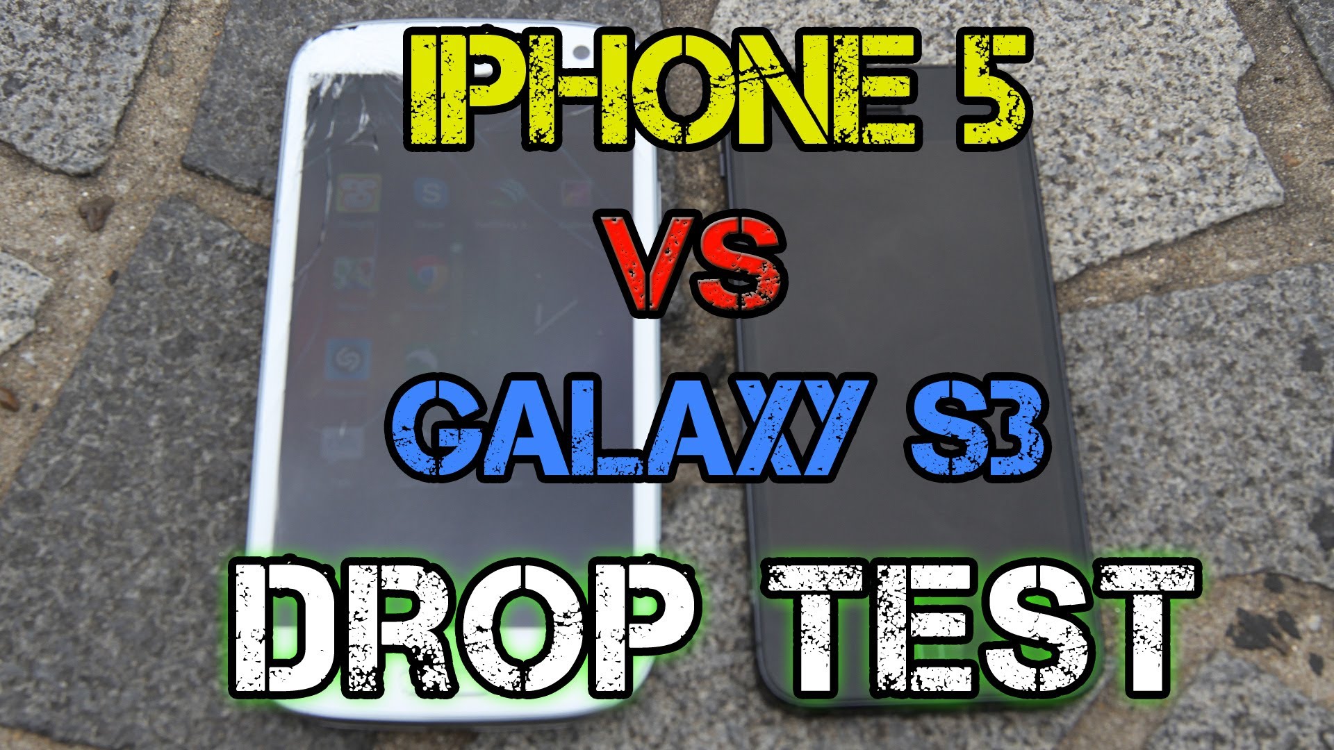 Drop Test: iPhone 5 vs Samsung Galaxy S3