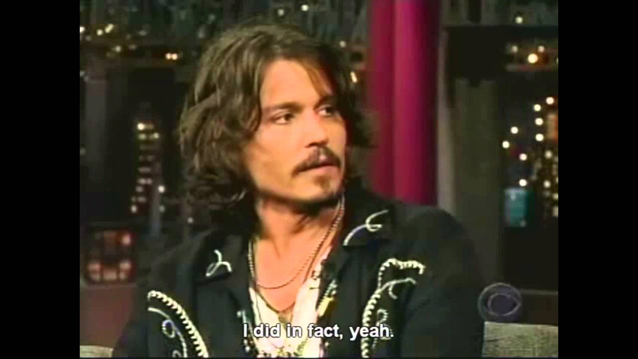 Montage Of Johnny Depp Being Clueless with David Letterman