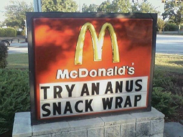 Mcdonald'S Anus Snack Wrap