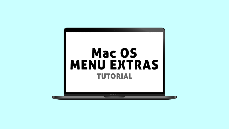 Mac OS Menu Extras