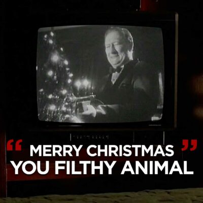 Merry Christmas You Filthy Animal Quote