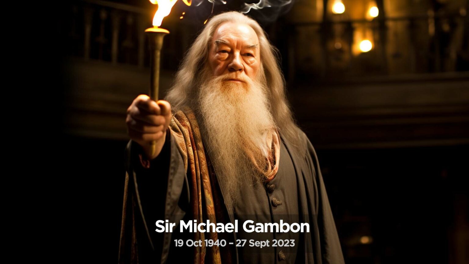 Sir Michael Gambon, Actor Who Played Albus Dumbledore In Harry Potter ...