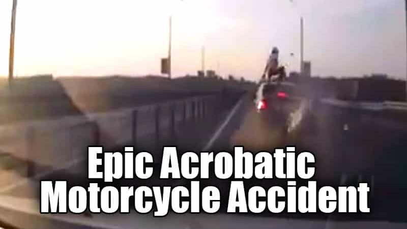 Epic Motorcycle Accident