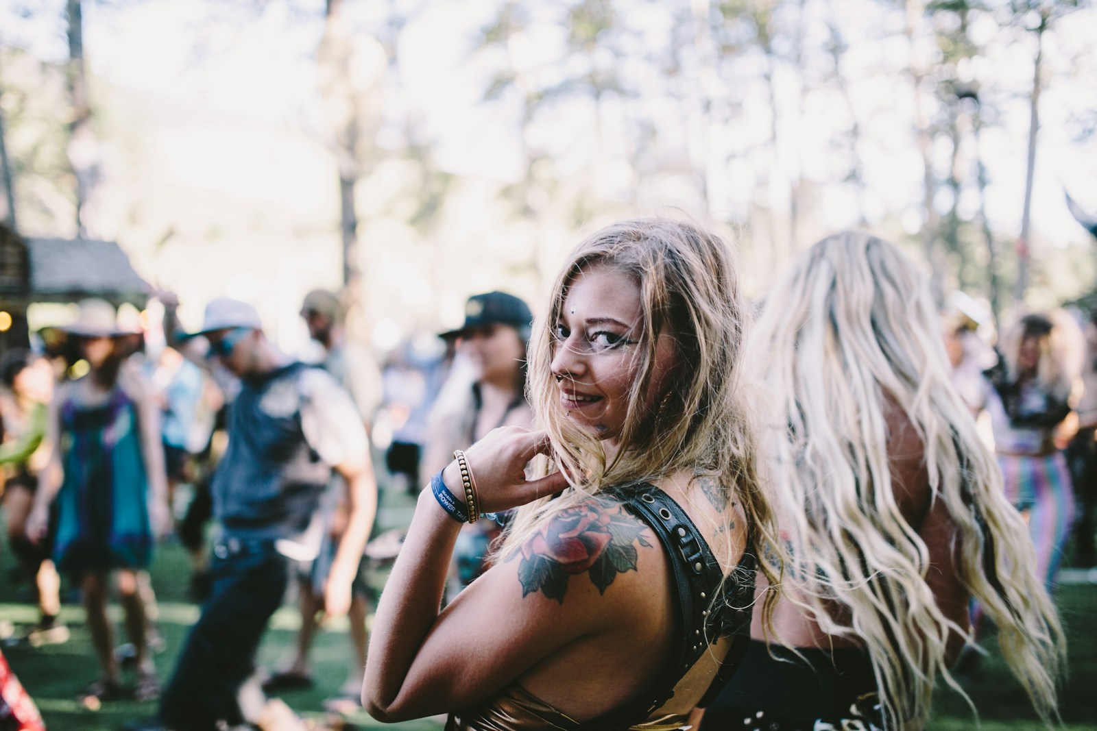Woman At A Music Festival