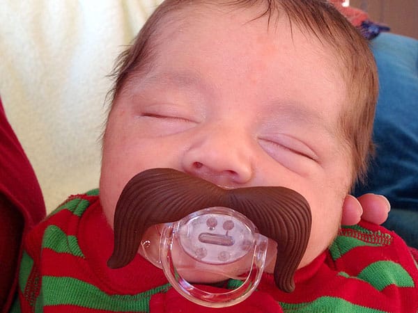 The Mustachifier: A Hilarious Baby Mustache Pacifier