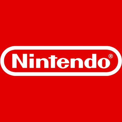 Nintendo logo on a red background signifies the brand's launch of "Revolution" console in 2005.