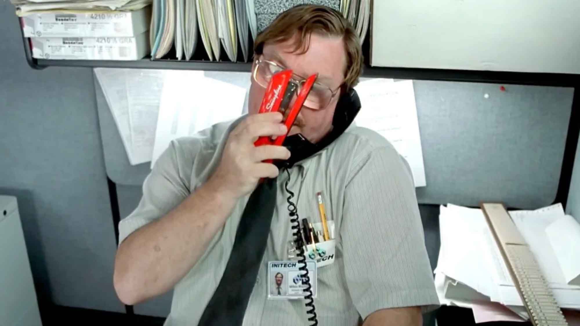 Vote For The Best Office Space Stapler GIF