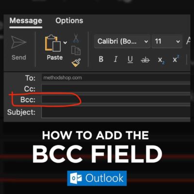 outlook bcc